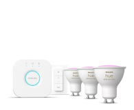 Philips Hue Hue White and Ambiance 3xGU10 + ściemniacz 8720169254503 - 1271535 - zdjęcie 1